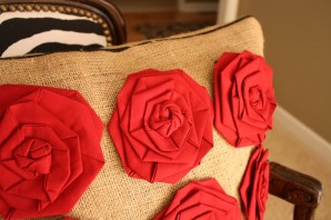 Роза из ткани своими руками