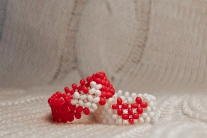 Парные кольца из бисера