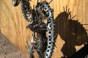 Дракон из металла своими руками