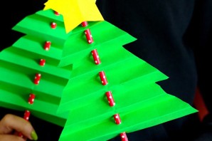 Елочка из бумаги своими руками