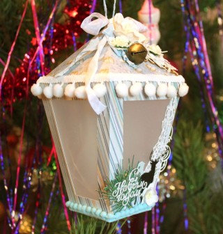 Рождественский фонарь своими руками