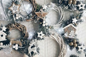 Новогодние декорации своими руками
