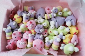 Фигурки из маршмеллоу