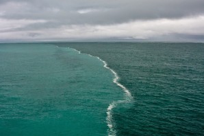 Слияние двух океанов тихого и атлантического