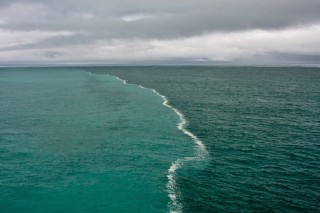 Слияние двух океанов тихого и атлантического