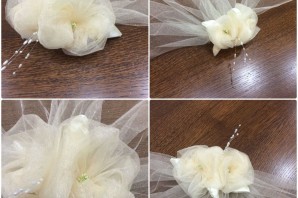 Цветок из фатина