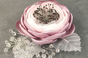 Цветок брошь своими руками