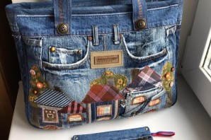 Сумки из старых джинсов