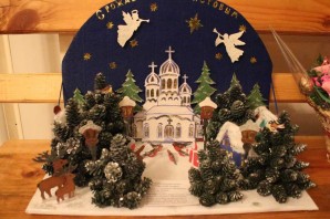 Поделка на рождество в садик