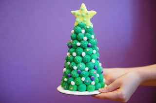 Елка из воздушного пластилина