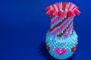 Модульное оригами ваза