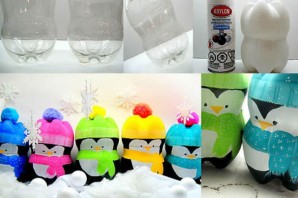 Елочные игрушки своими руками из пластиковых бутылок