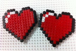 Сердце из термомозаики