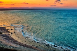 Каспийское море пляж