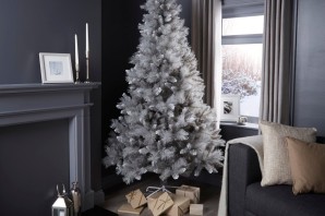 Елка в серых тонах