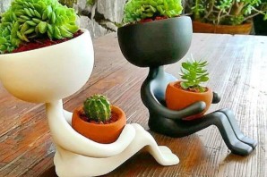 Креативные горшки для цветов