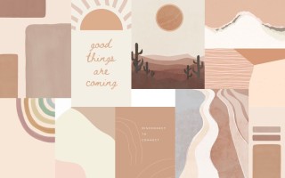 Бежевые обои на телефон