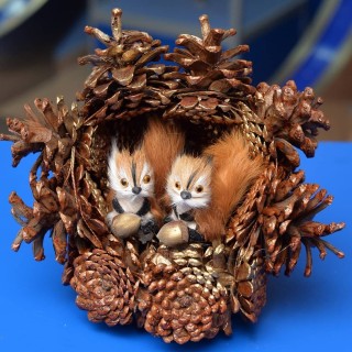 Объемные поделки из природного материала