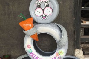 Поделки из шин своими руками