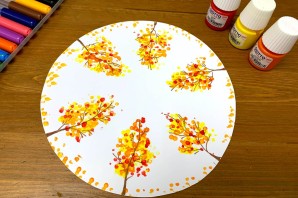 Осенняя поделка из бумаги