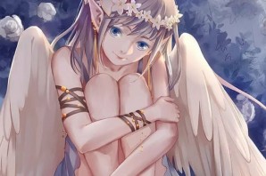 Ангел арт девушка
