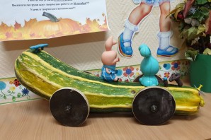 Поделки из кабачка для детского сада