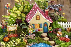 Поделка осень домик