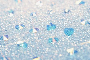 Голубой блестящий фон