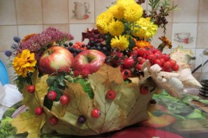 Поделки в детский сад дары осени