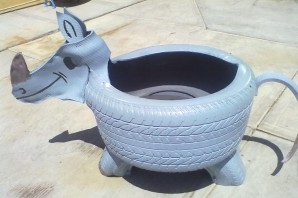 Поделки из покрышек