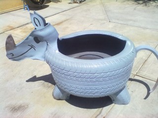 Поделки из покрышек