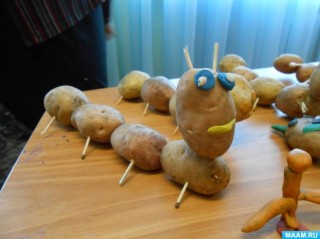 Поделки из картошки своими руками