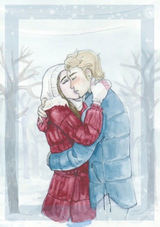 Влюбленные арт