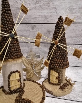 Мельница поделка