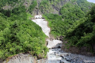 Суфруджинские водопады домбай