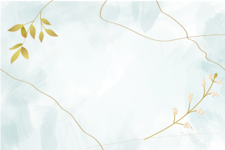 Листья на белом фоне