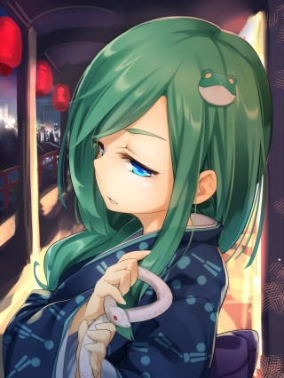 Аниме с зелеными волосами