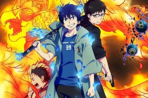 Синий экзорцист арт