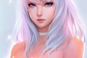 Беловолосая девушка