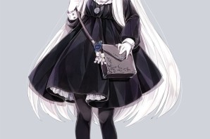 Тян с белыми волосами