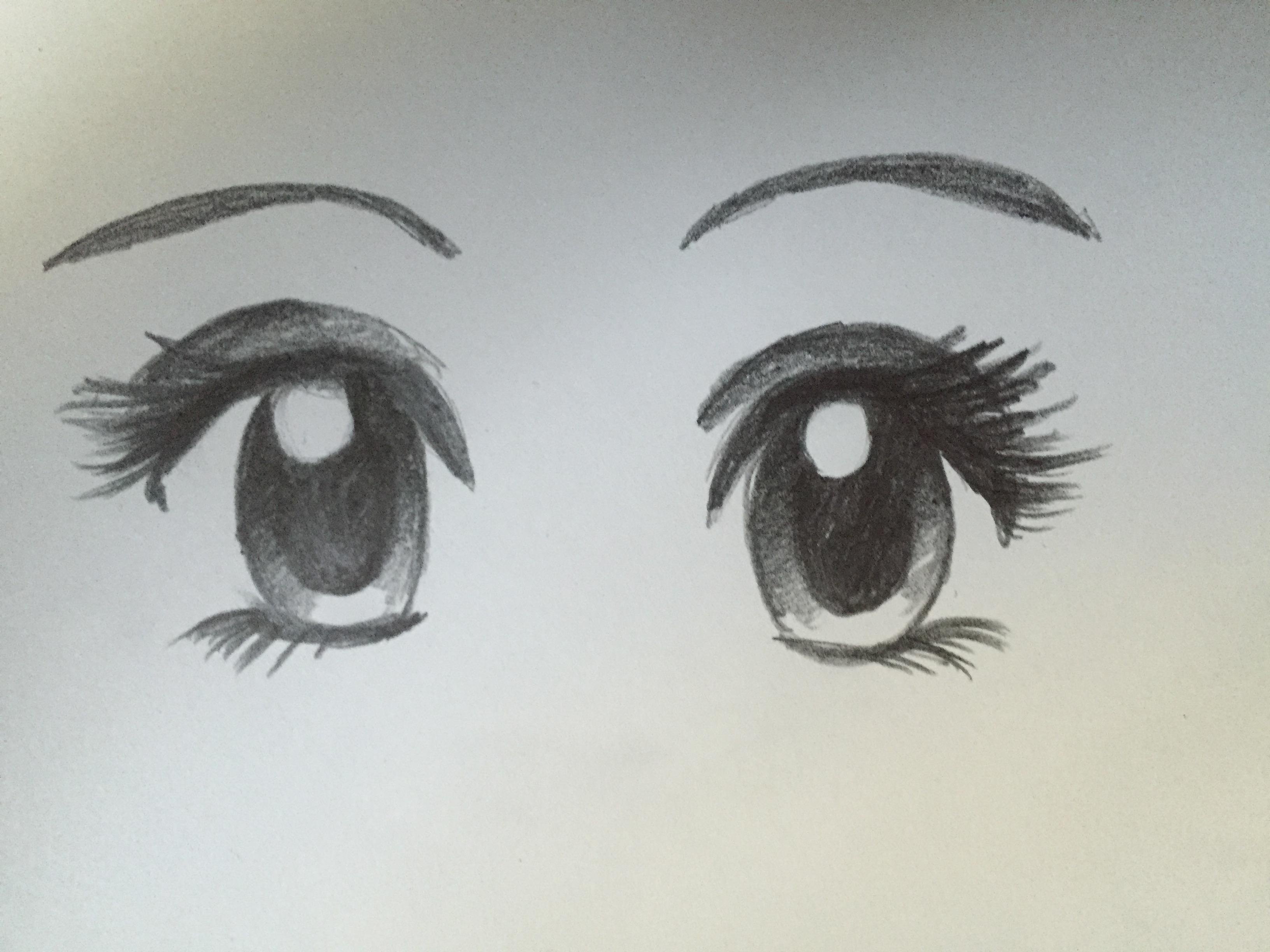 Как рисовать глазки
