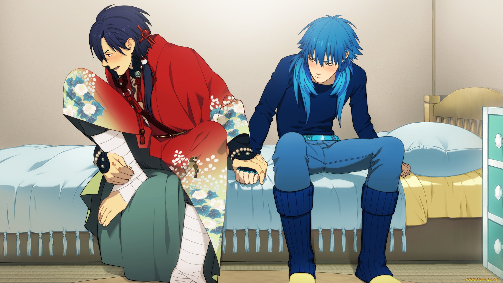 Яой на пк. Аоба и КОДЖАКУ. DRAMATICAL Murder Аоба.