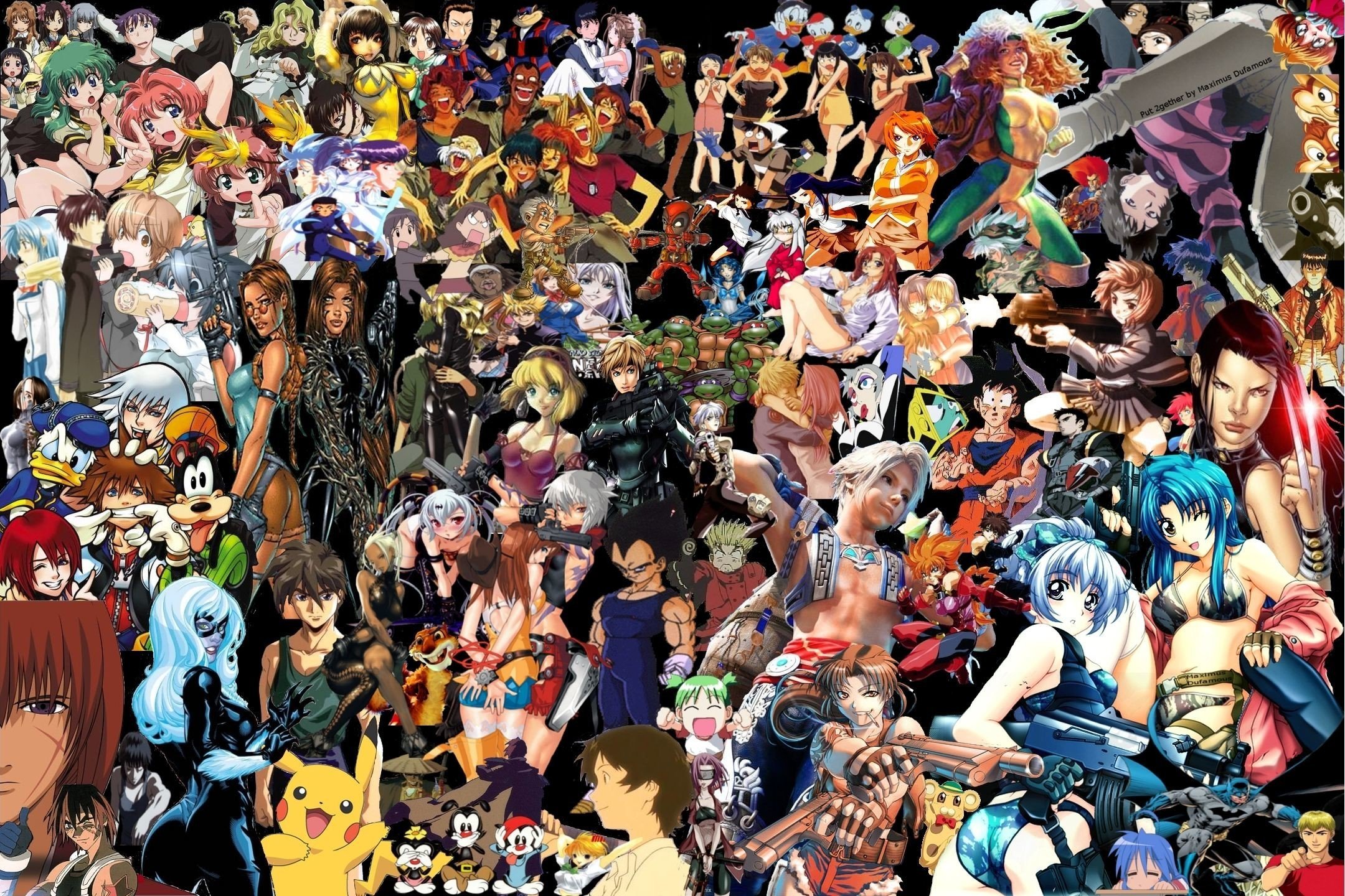Аниме много персонажей - фото и картинки: 30 штук