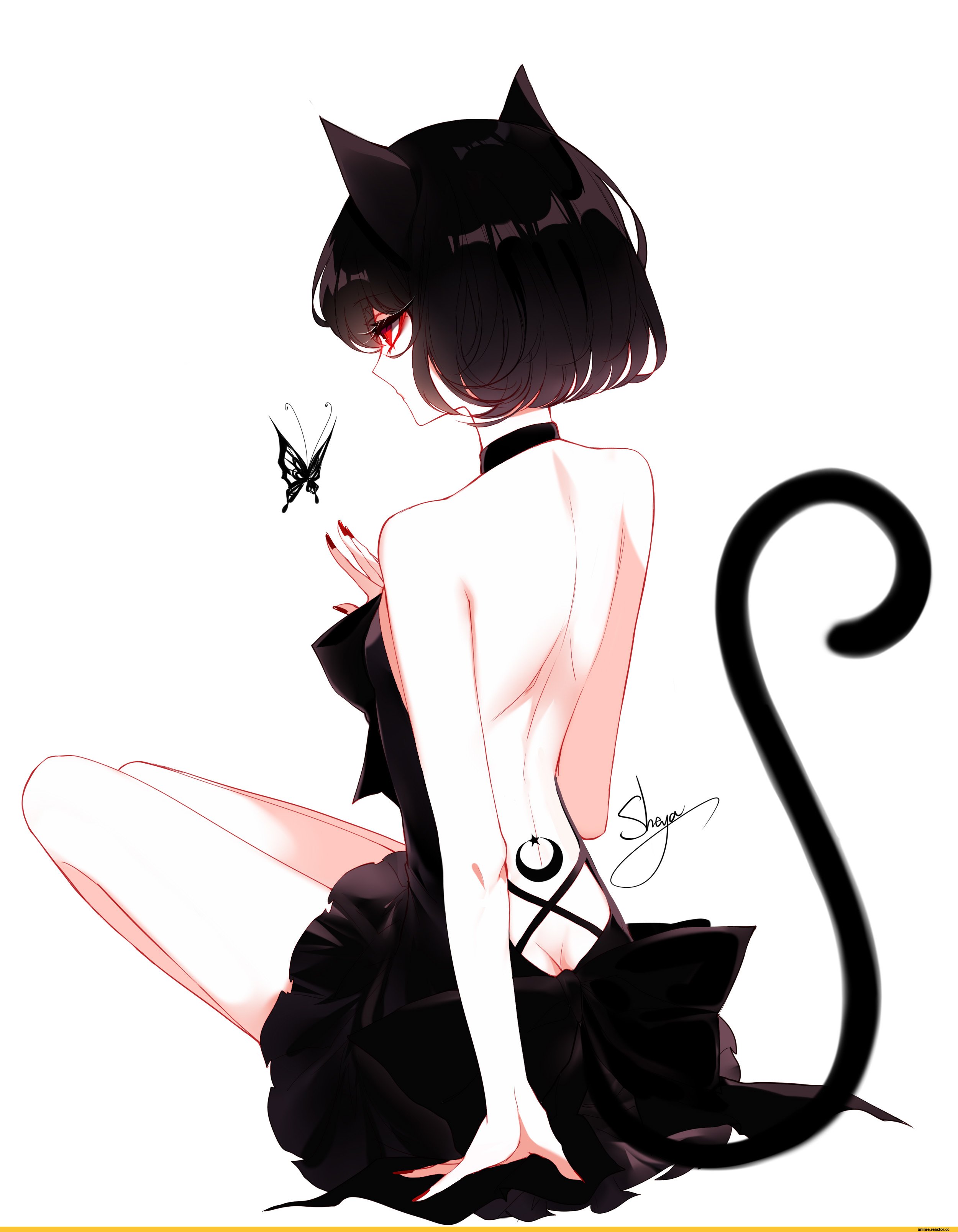 Квадробика черная кошка. Блейк белладонна неко. Блейк белладонна неко горничная. Девушка кошка.