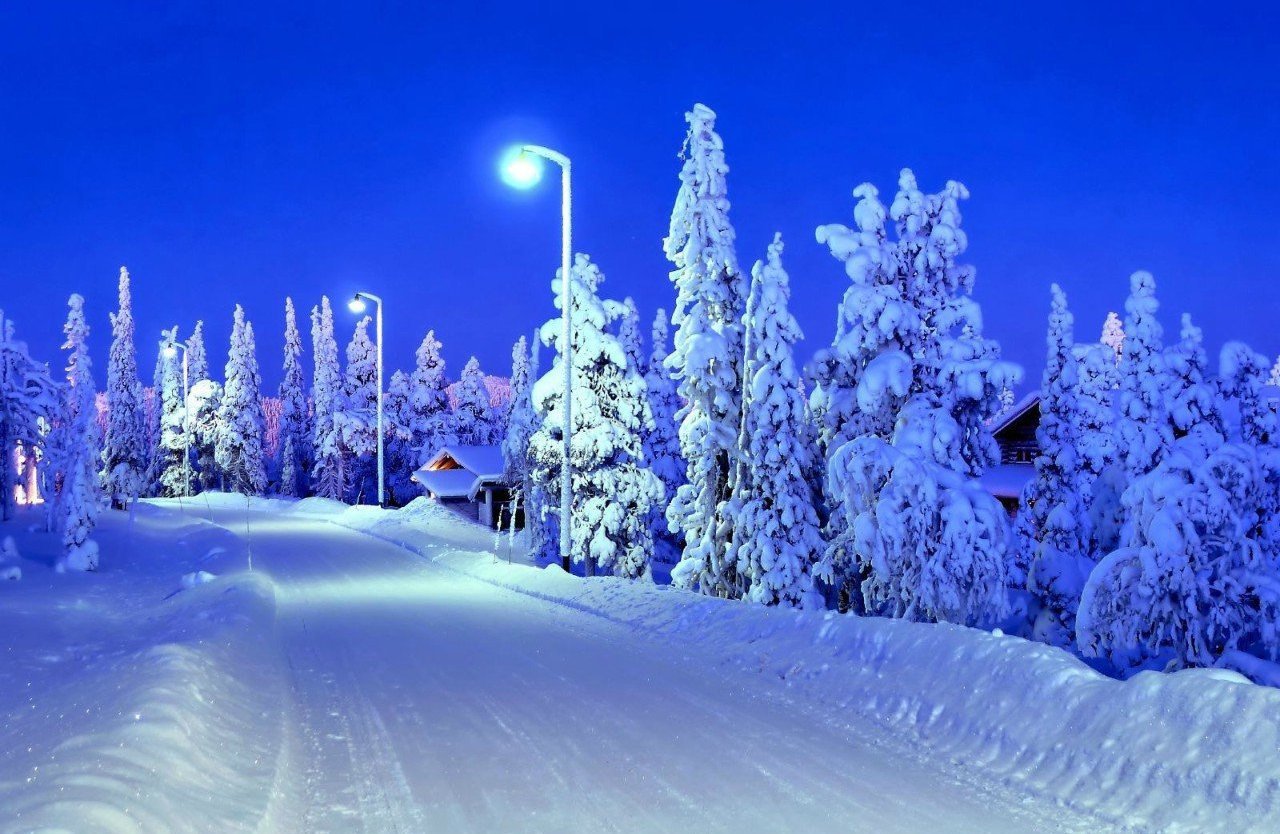 Финляндия зима Лапландия
