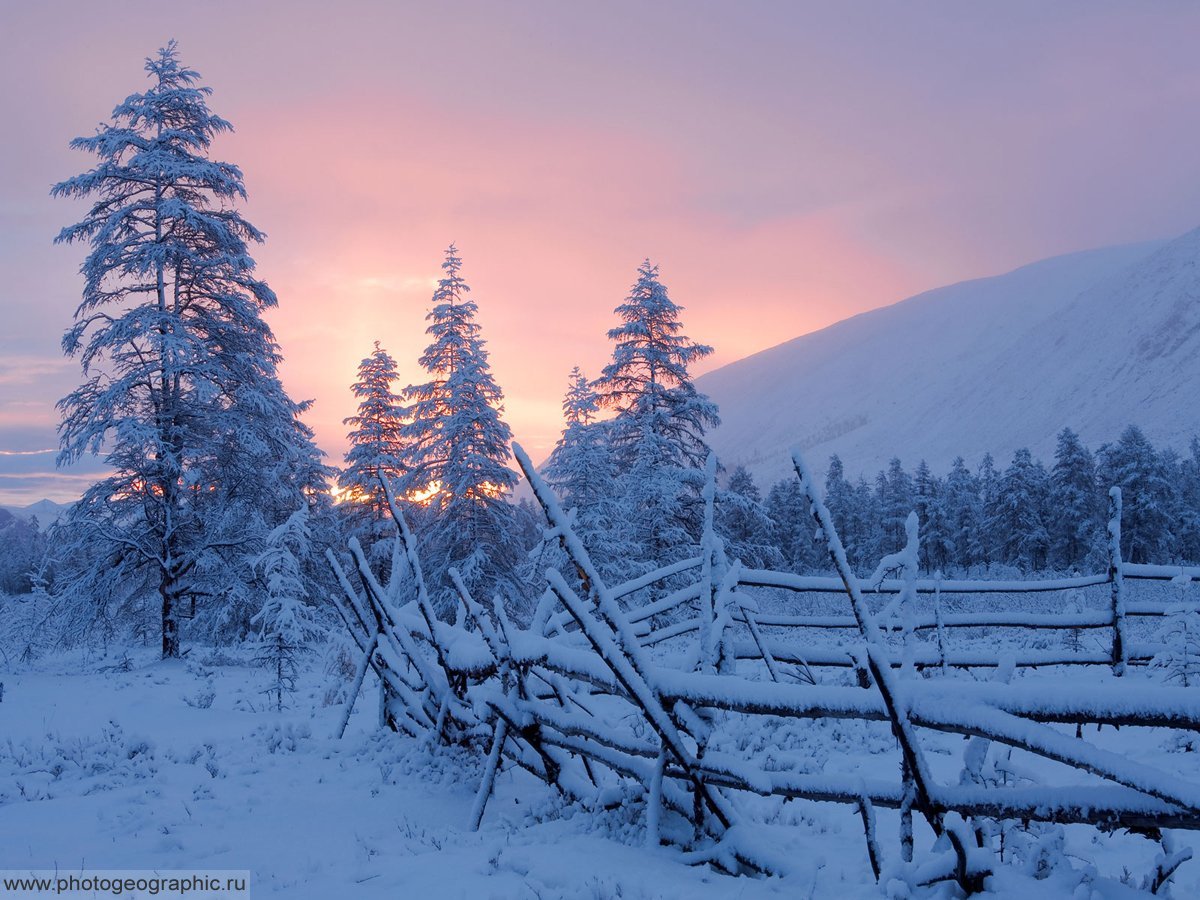 Якутская природа зимой