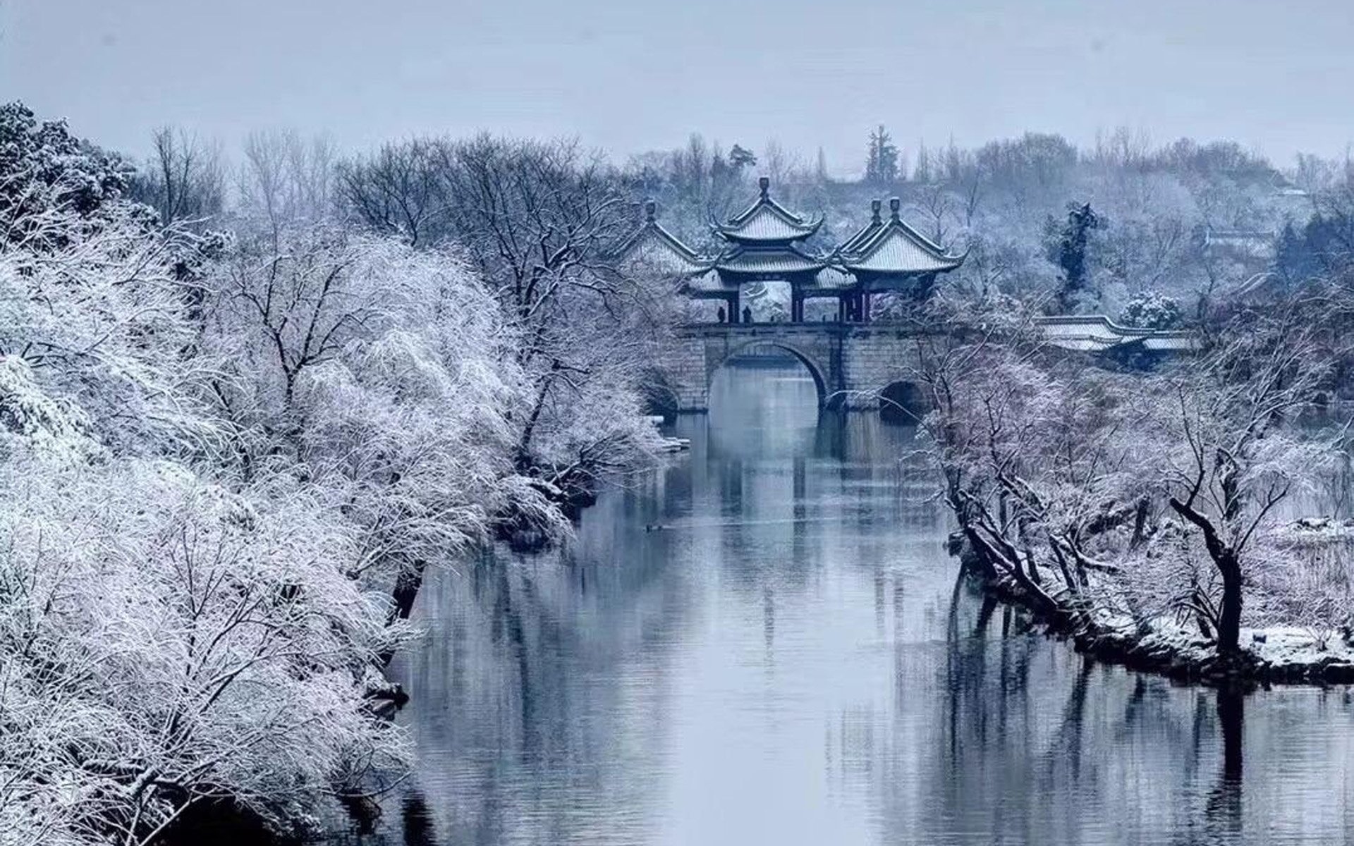 Природа Китая зимой