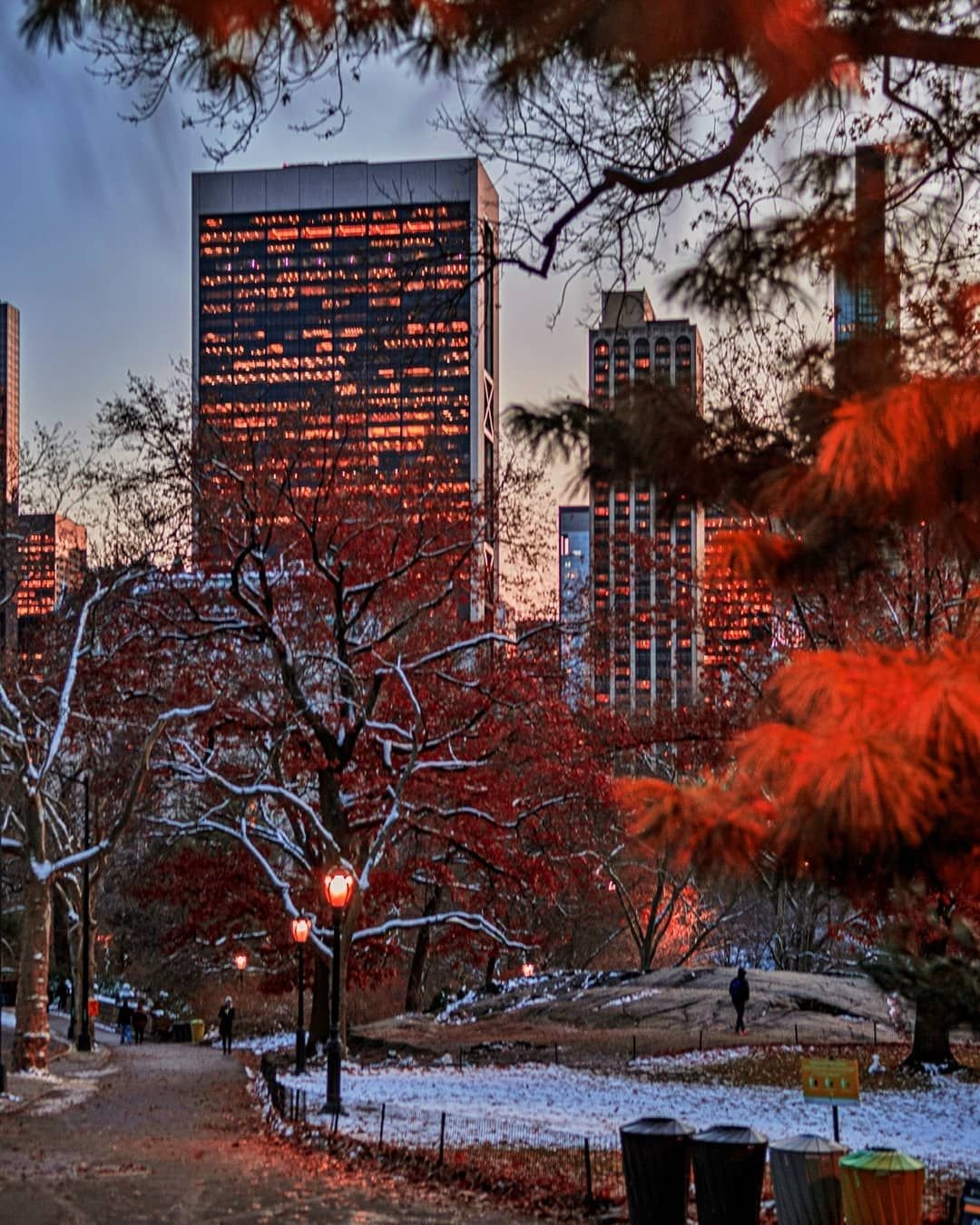 Осень в Нью-Йорке Центральный парк