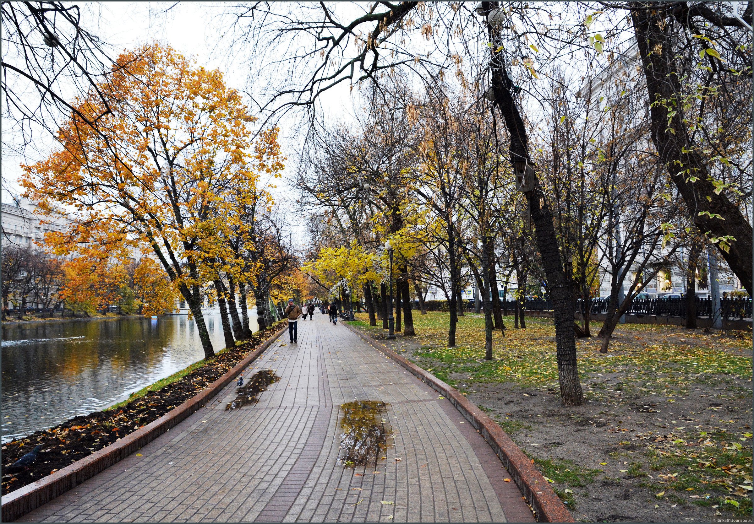 Осенняя Москва чистые пруды