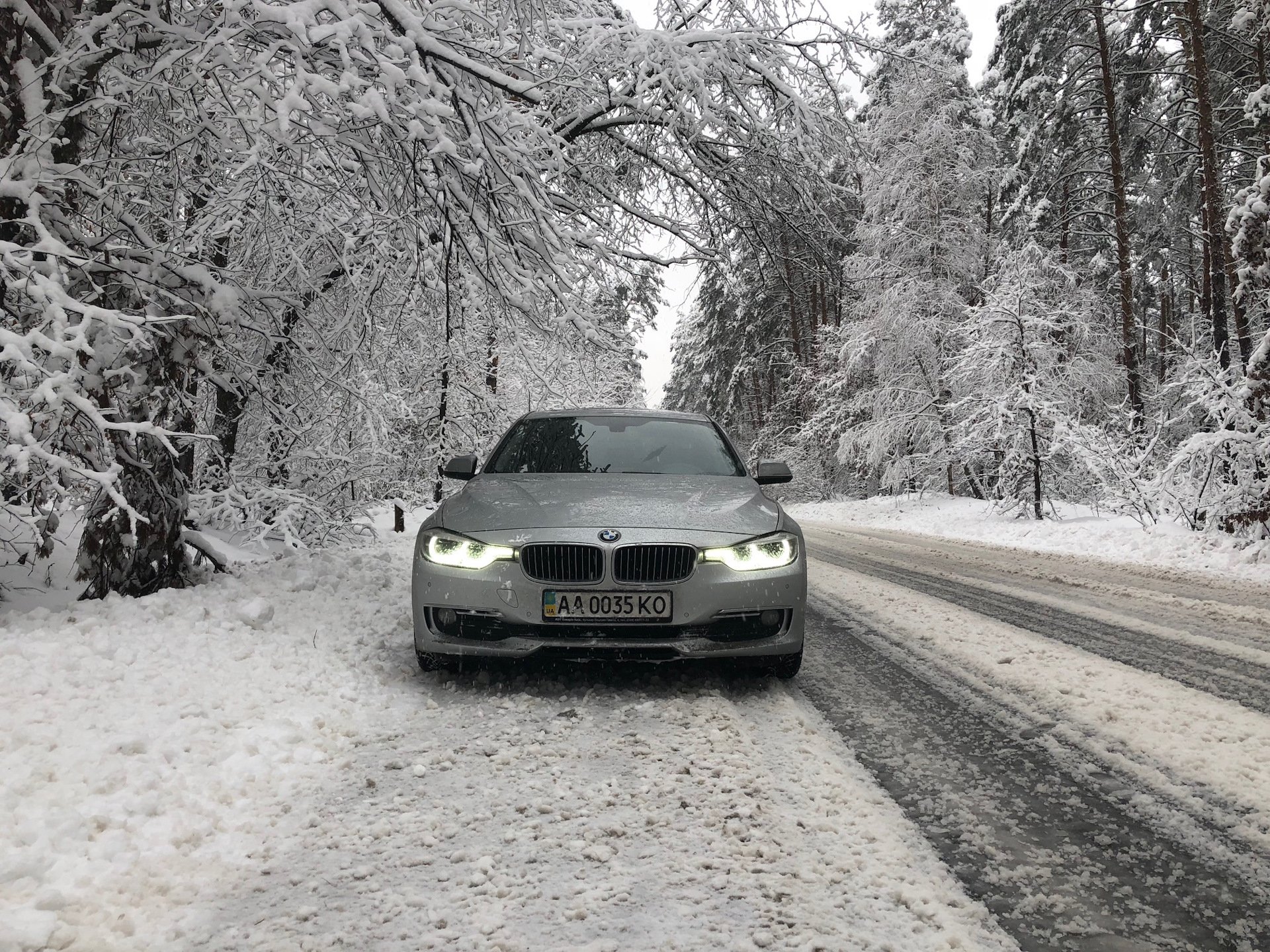 BMW e46 зима